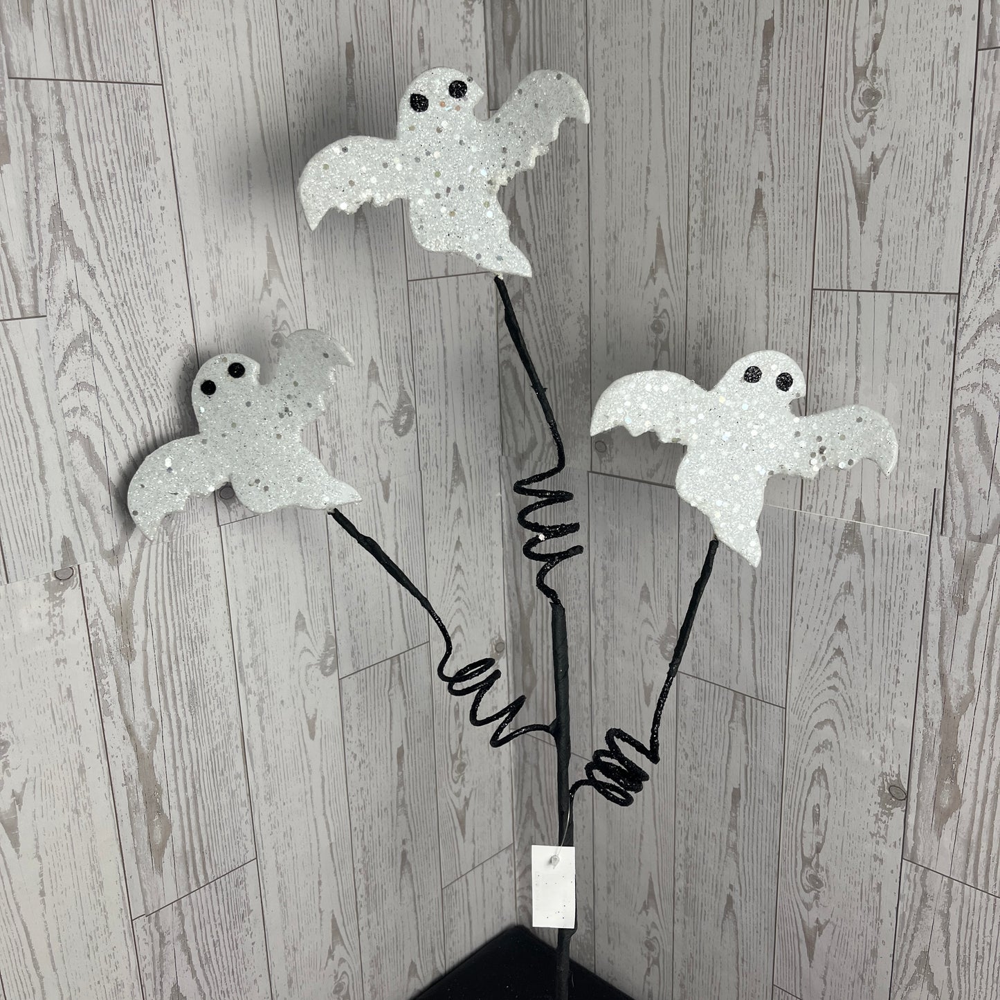 23.75" H Glitter Small Ghost Spray