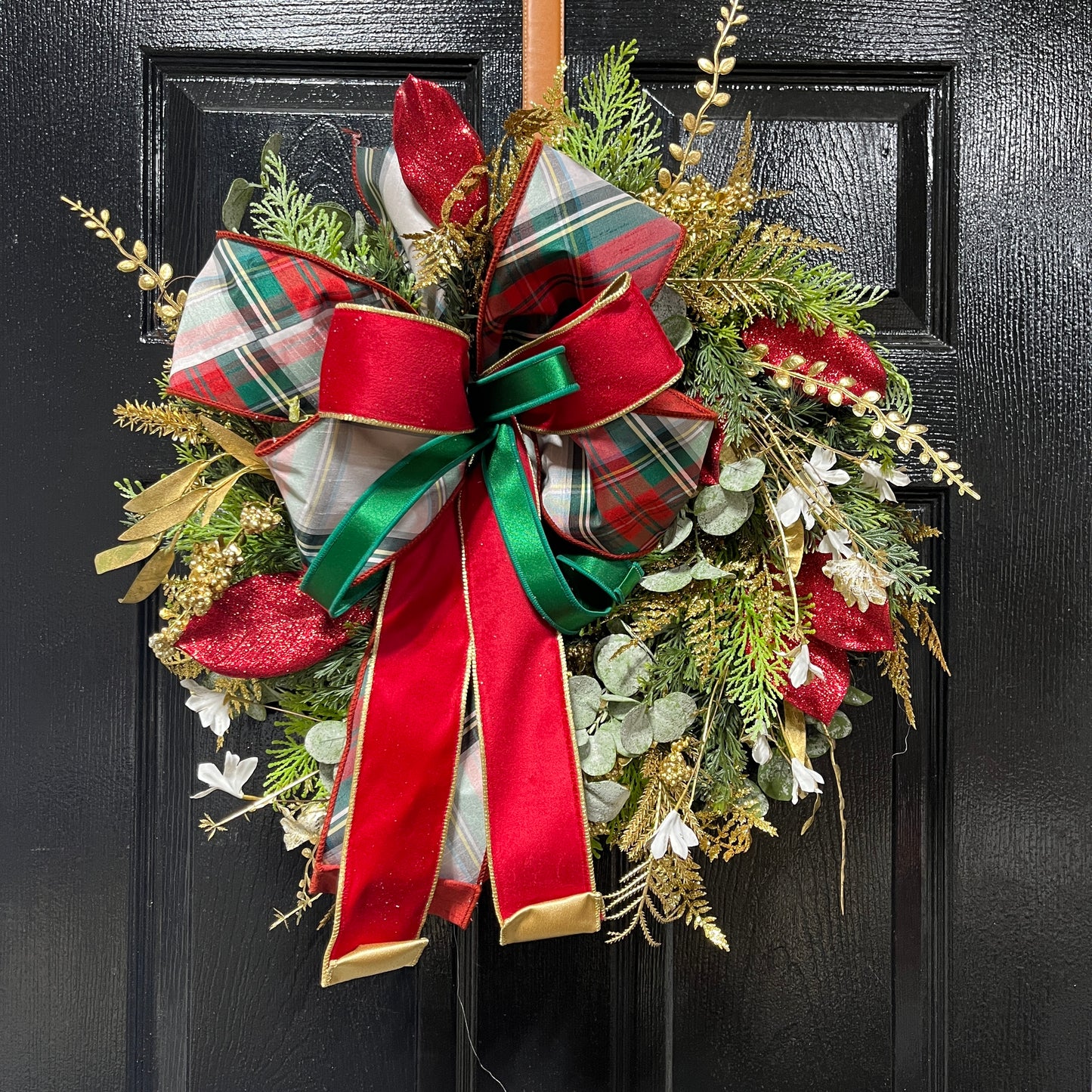 14” Christmas RL grapevine Wreath
