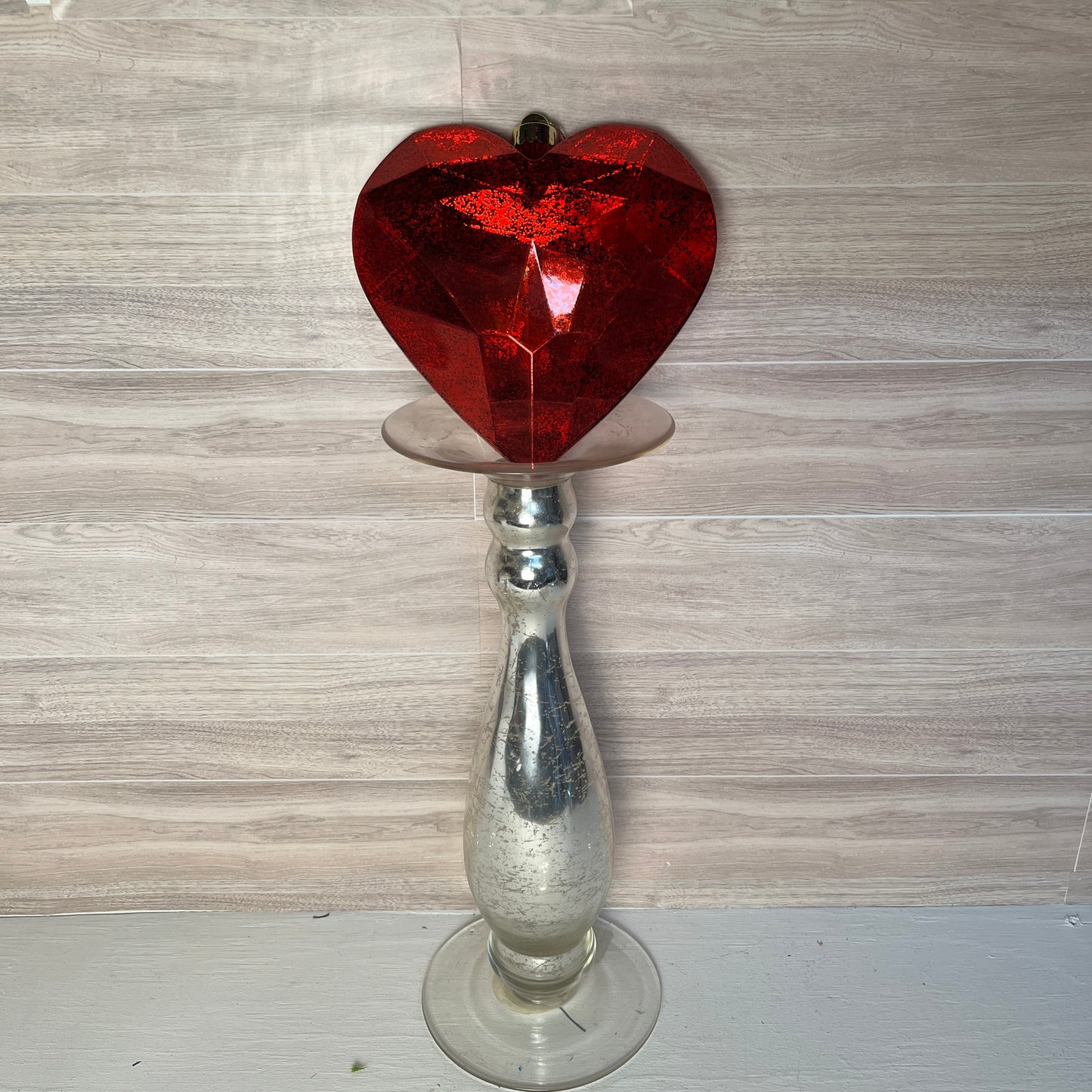 Antique Red Jewel Heart