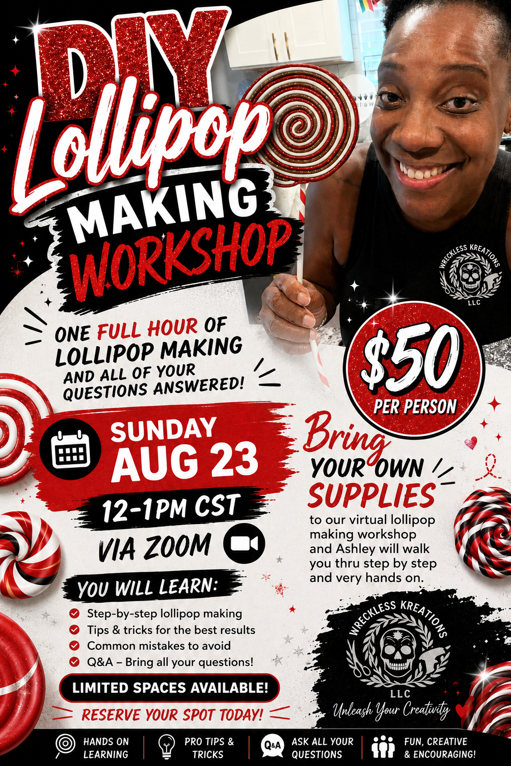 Virtual DIY Lollipop Masterclass