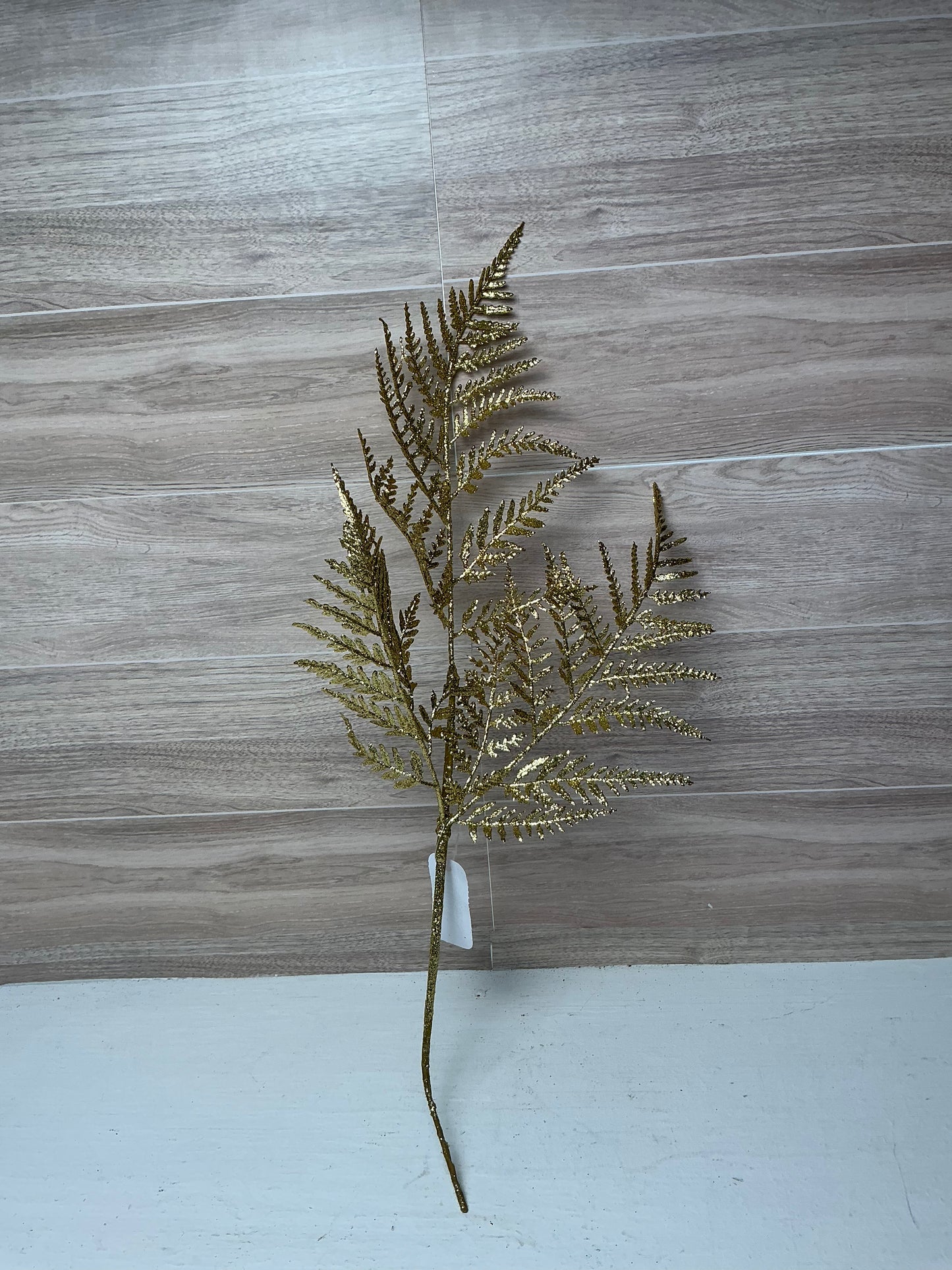 Gold Glitter Fern