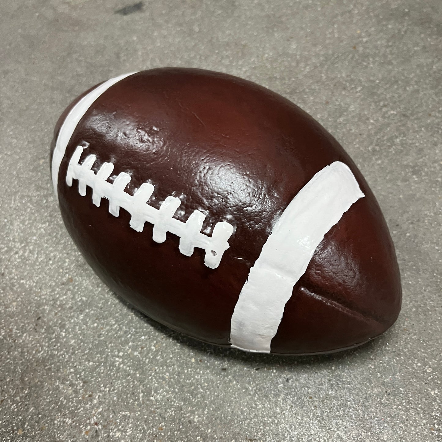 11" Football Attachment Faux Leather Brown