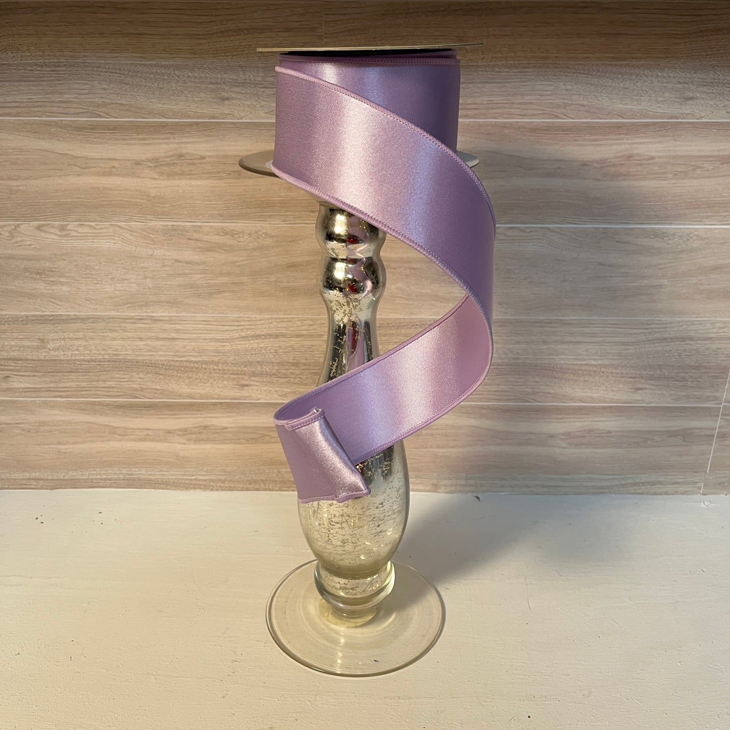 2.5"X10YD Lavender Satin Fused Ribbon
