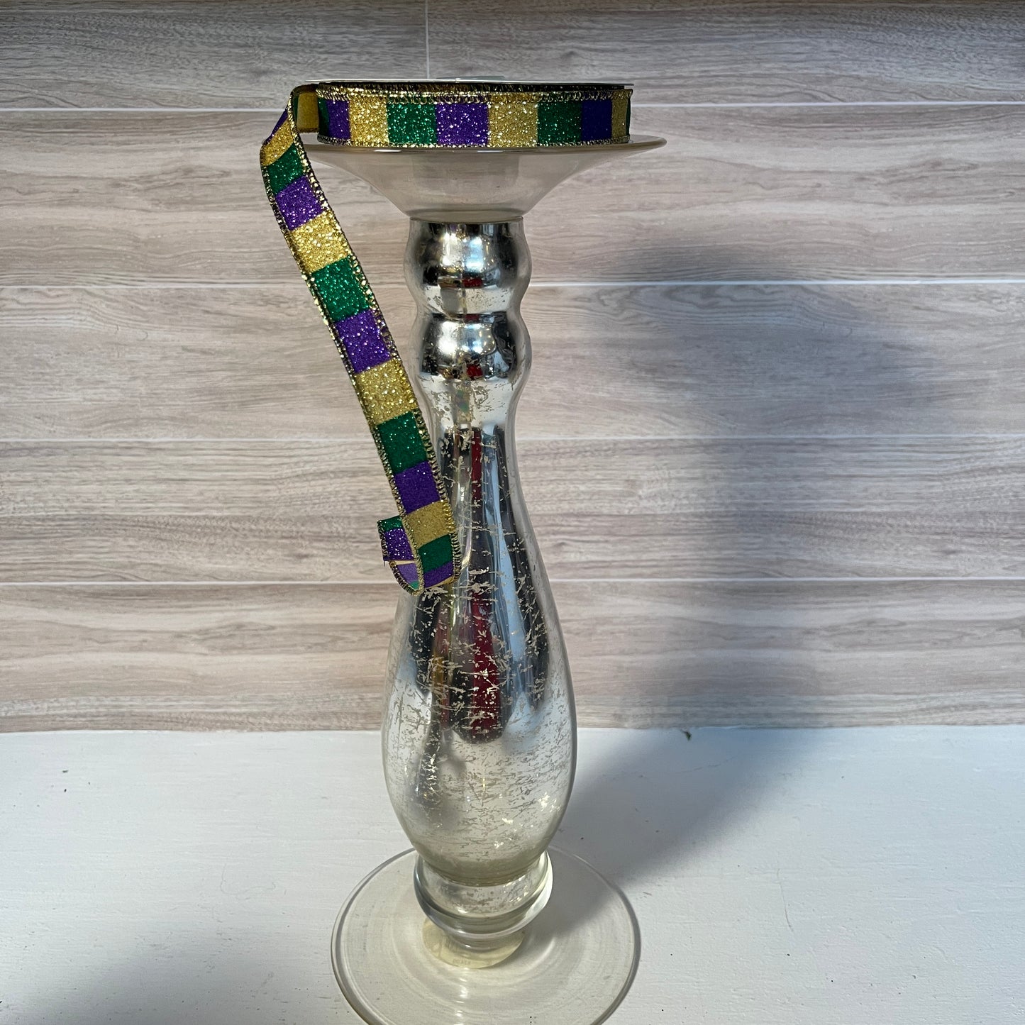 5/8"X10YD Mardi Gras Glitter Ribbon