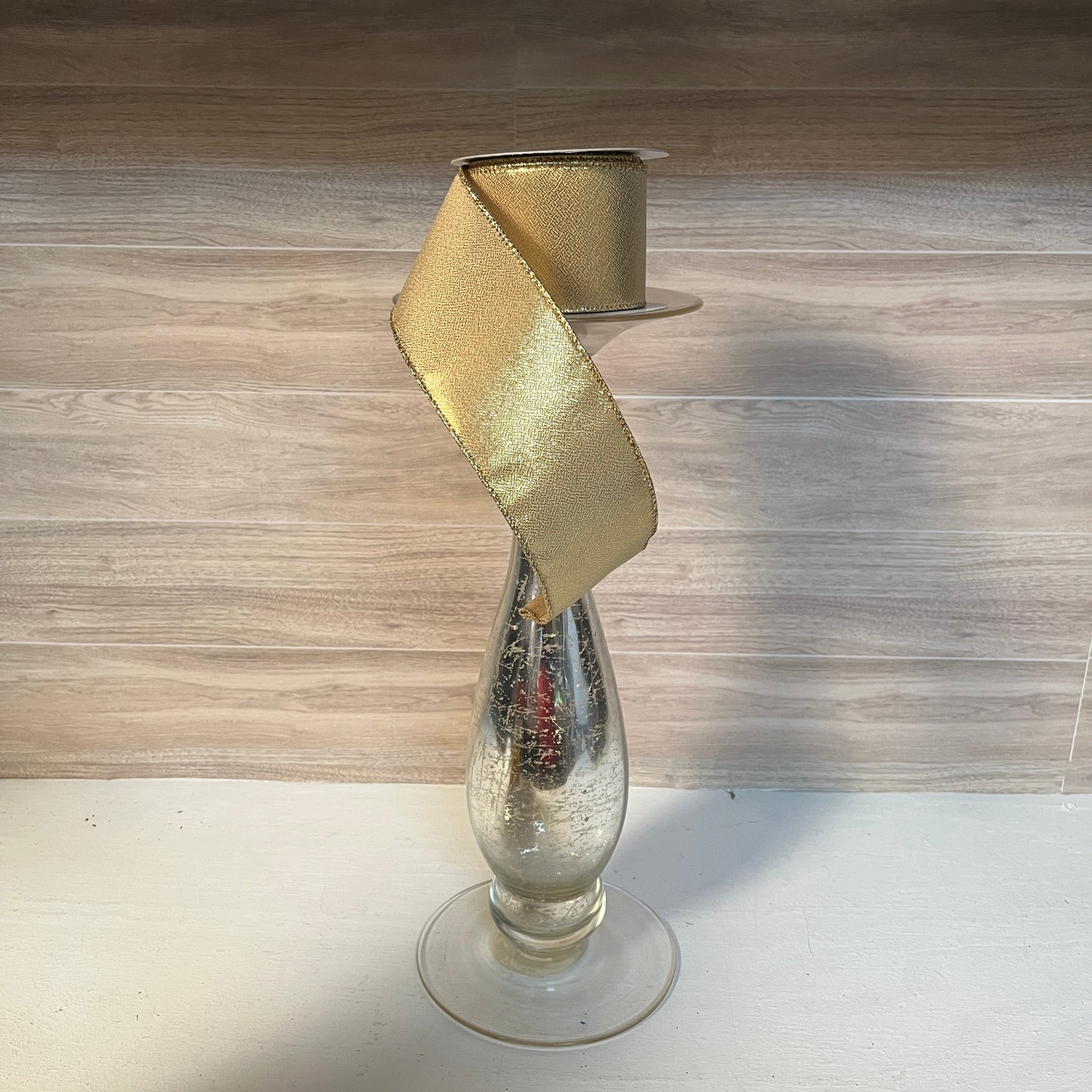 2.5"X10YD Gold Smooth Satin Ribbon