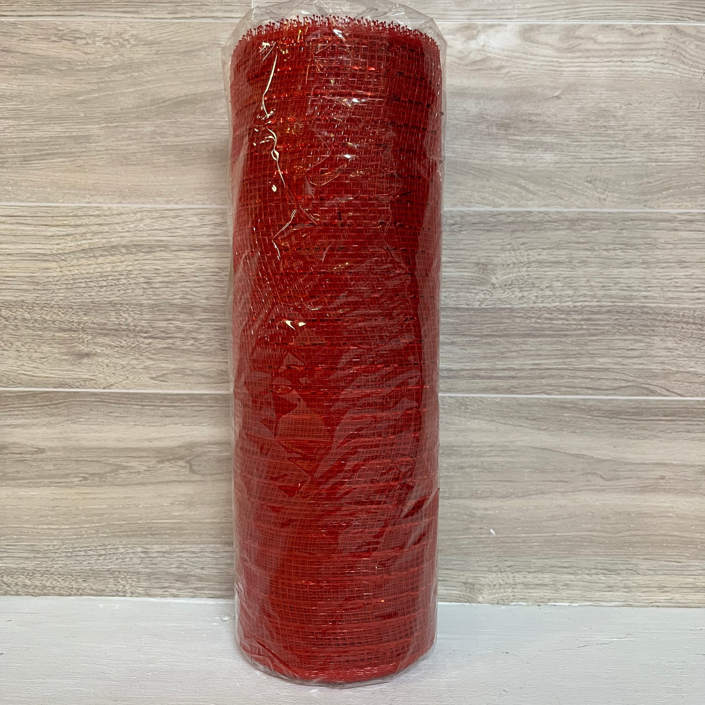 10X10YD Red w/foil Mesh