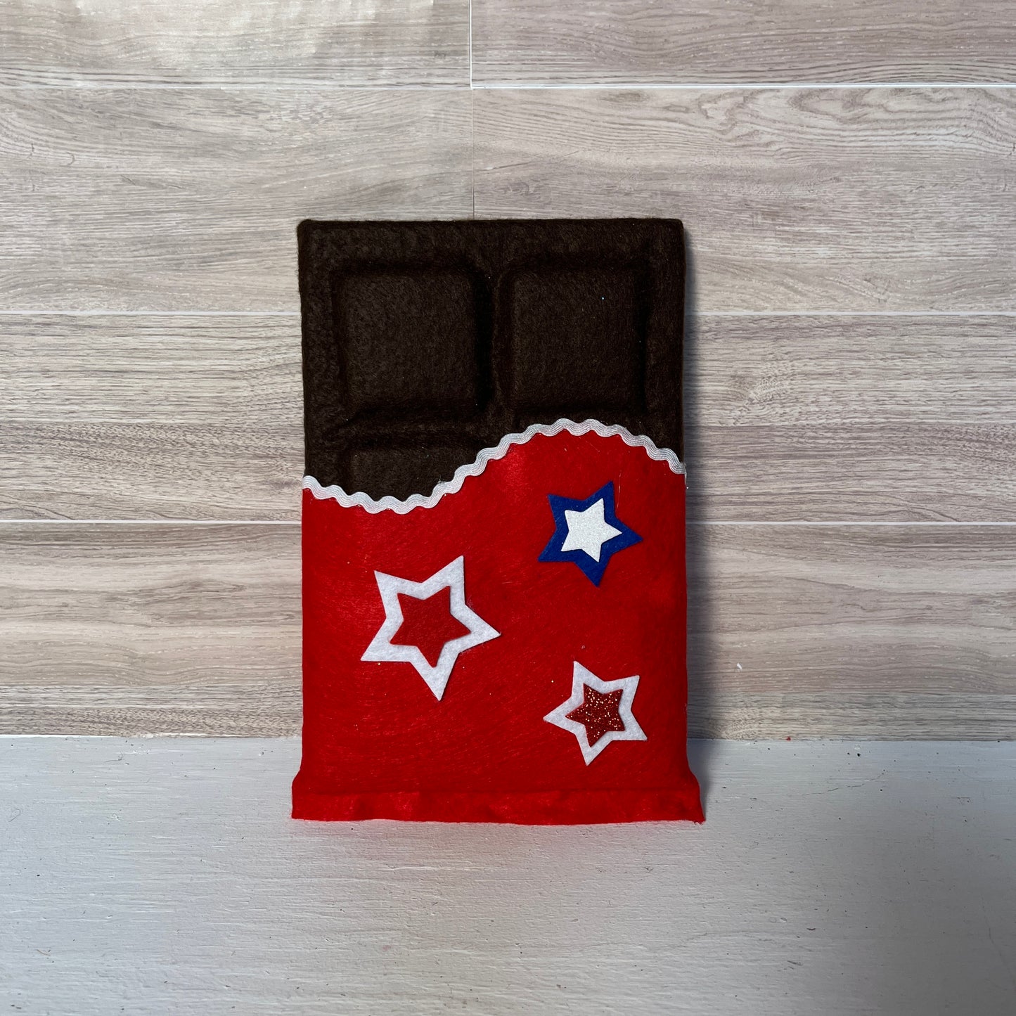 Faux Chocolate Candy Bar - Patriotic Theme