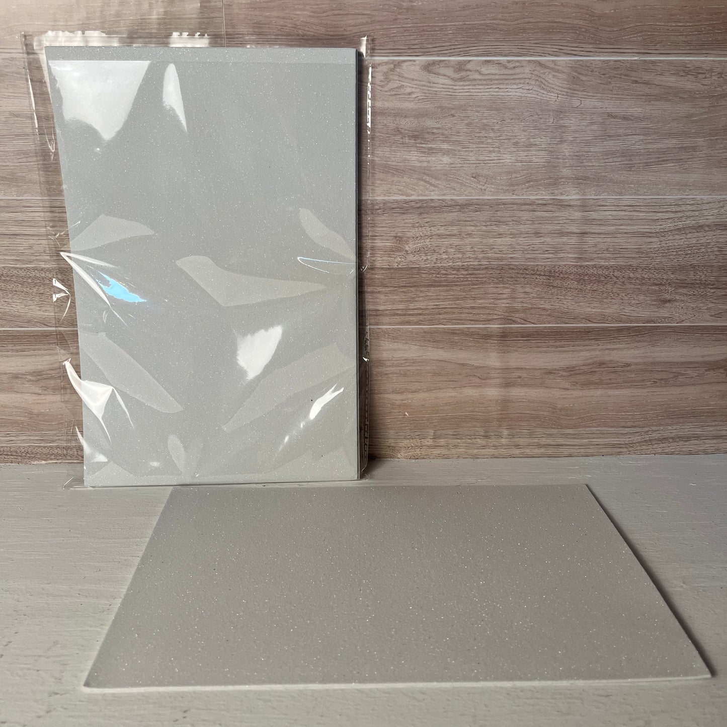 8X12 White Glitter Self-Adhesive Foam Sheets (5pack)