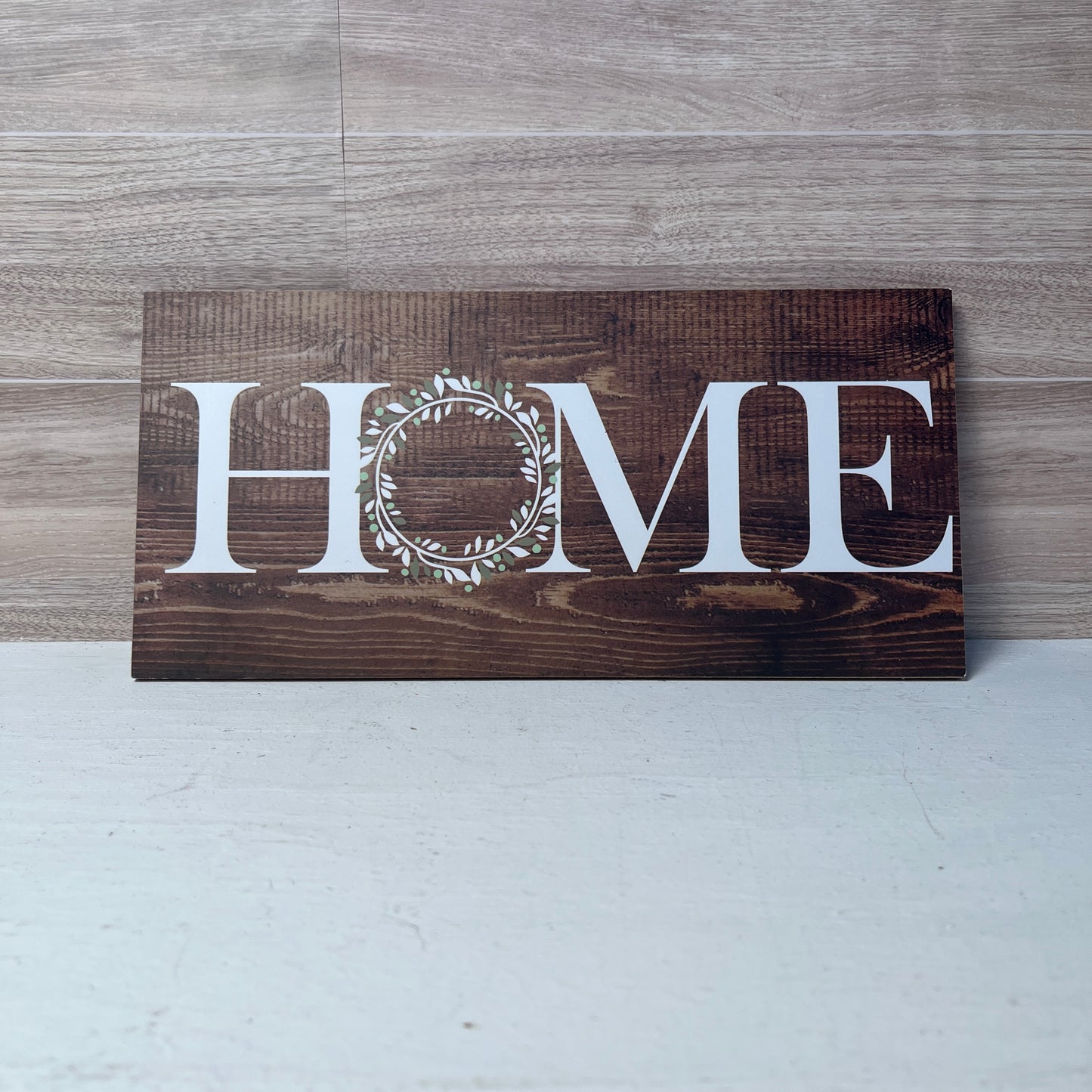 Home Wooden wreath sign