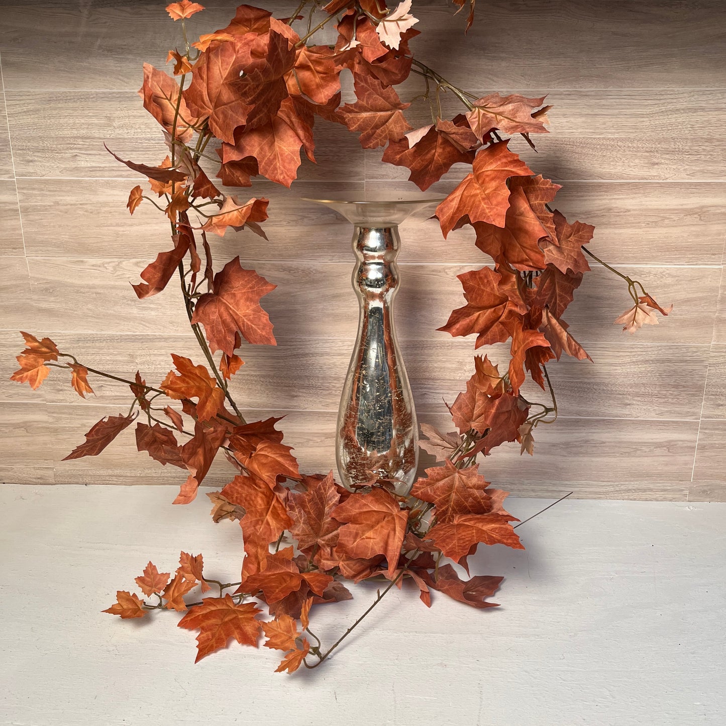 66"L Fabric Maple Leaf Garland