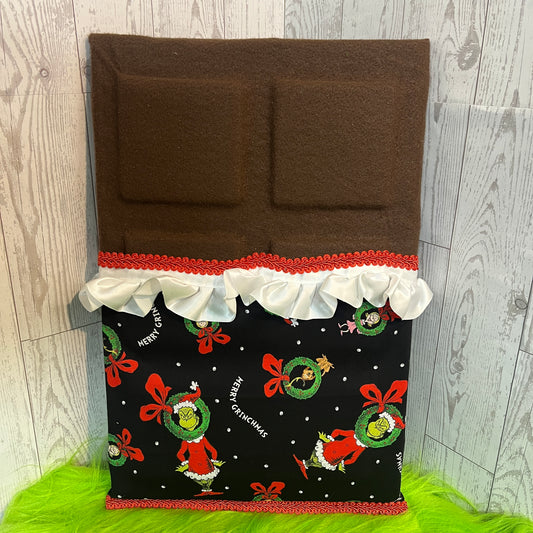 Large Faux Chocolate Candy Bar - Green Holiday Fun