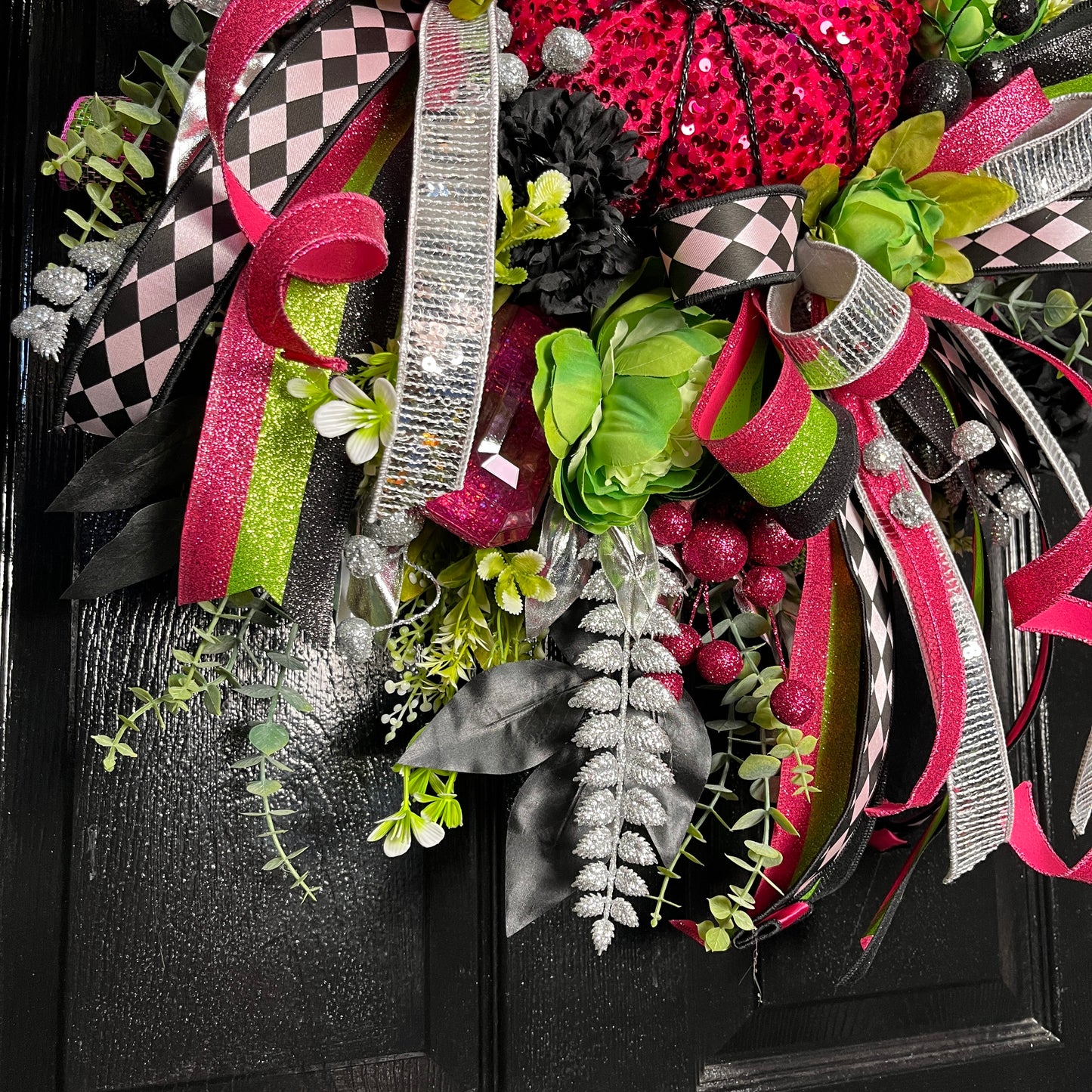 Pumpkin Glam Halloween Wreath