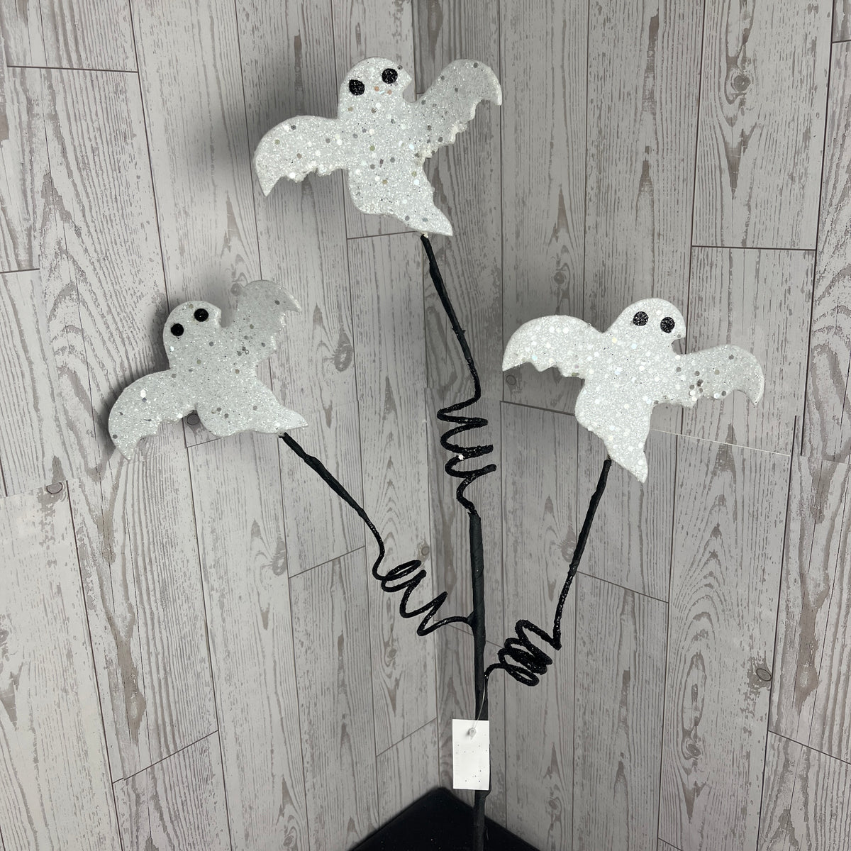 23.75" H Glitter Small Ghost Spray