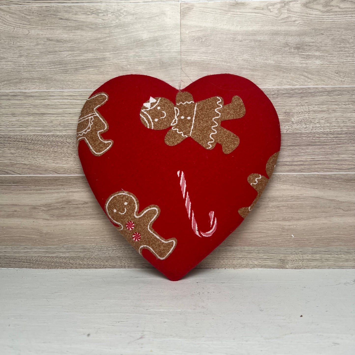8.5" Gingerbread Heart Attachment