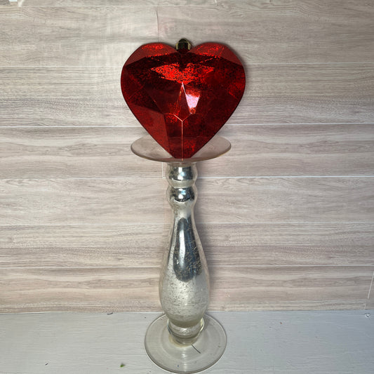 Antique Red Jewel Heart
