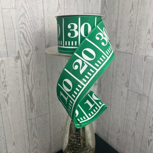 2.5"X10YD FOOTBALL FIELD Green White