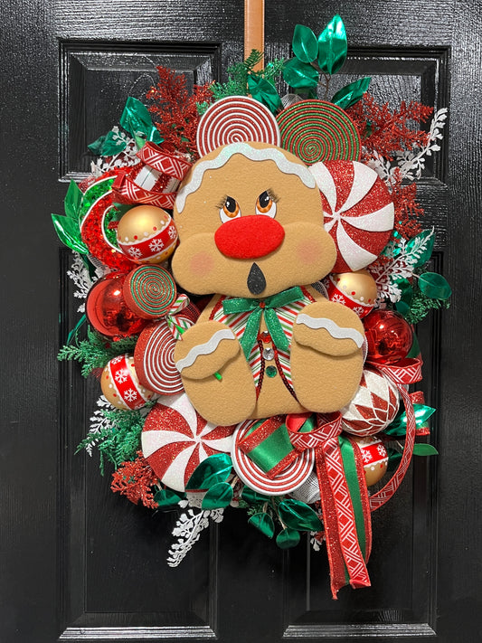 24” Gingerbread Wreath