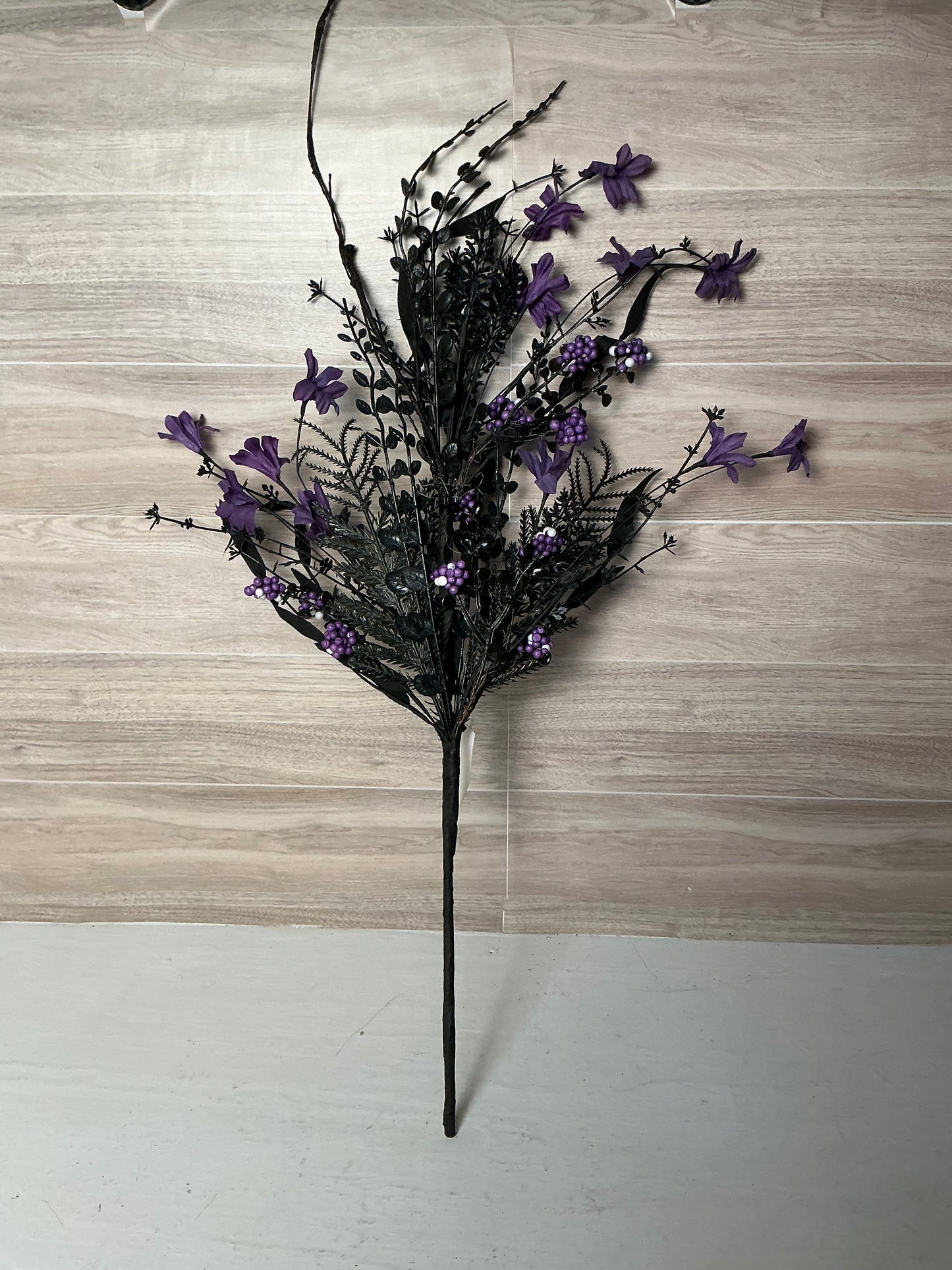 Purple, White & Black Piglet Bush