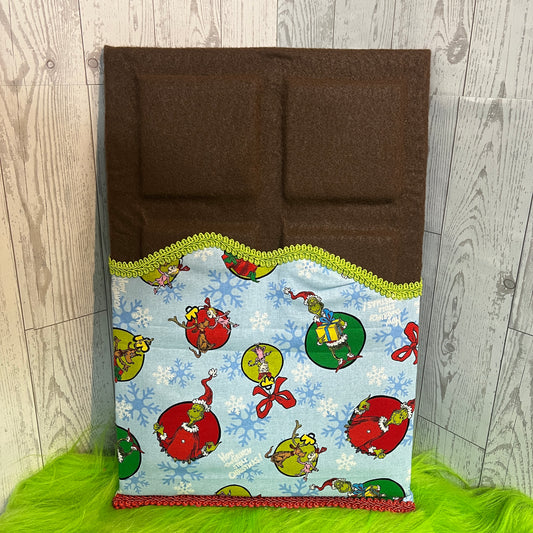 Large Faux Chocolate Candy Bar - Green Holiday Fun
