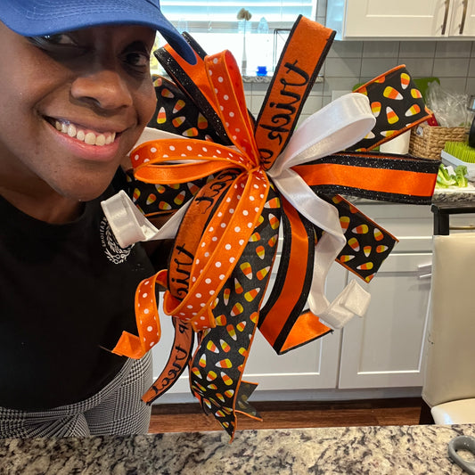 Halloween Handmade Bow