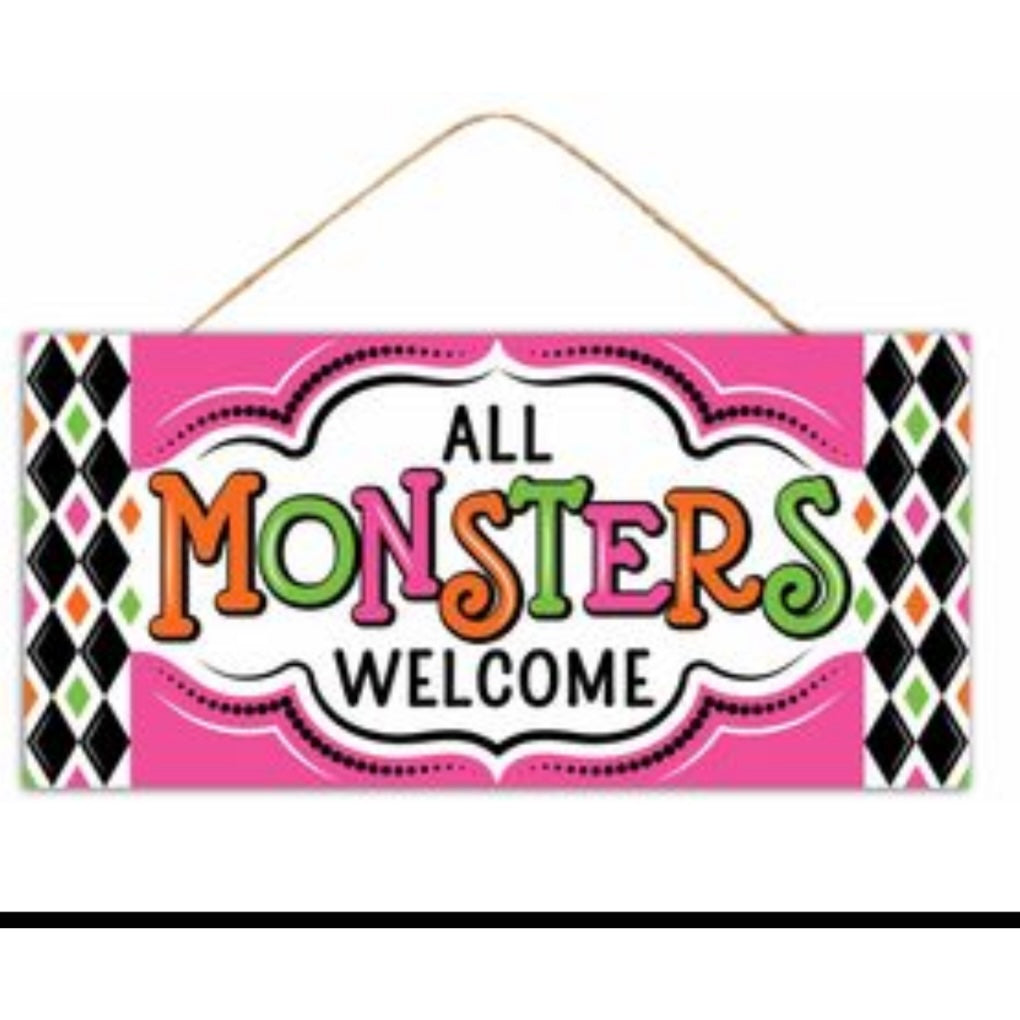 Monsters Sign