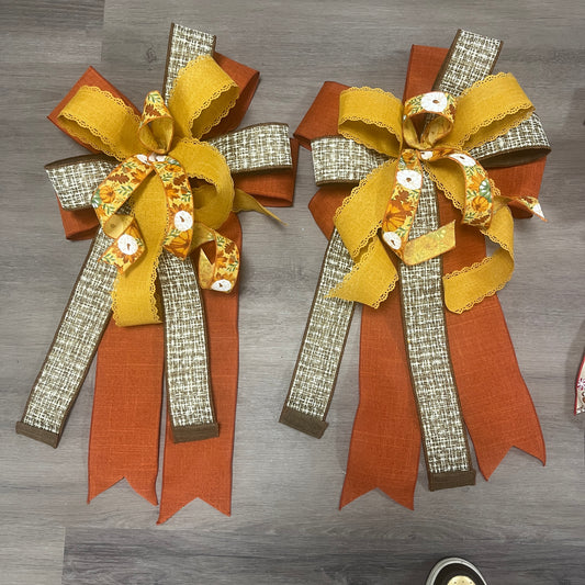Handmade Fall Bow
