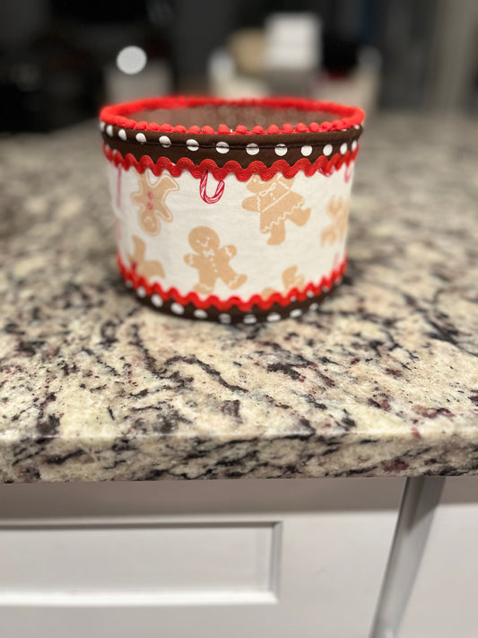 6" X 4" L Gingerbread Drum Decoration