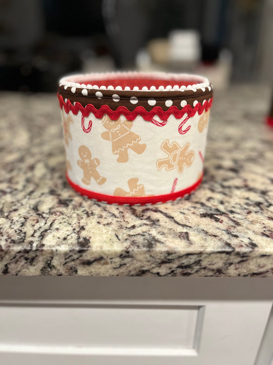 6" X 4" L Gingerbread Drum Decoration