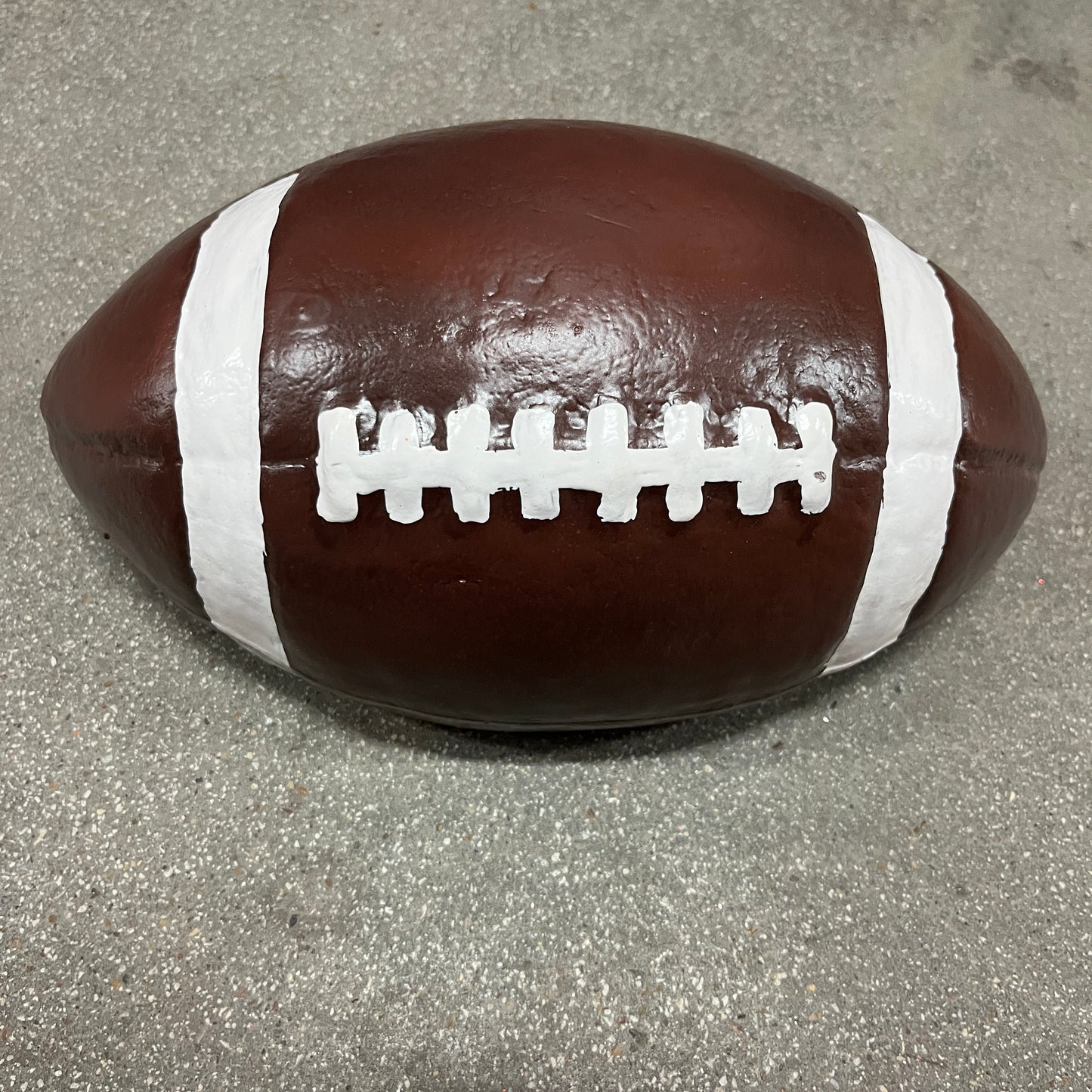 11" Football Attachment Faux Leather Brown