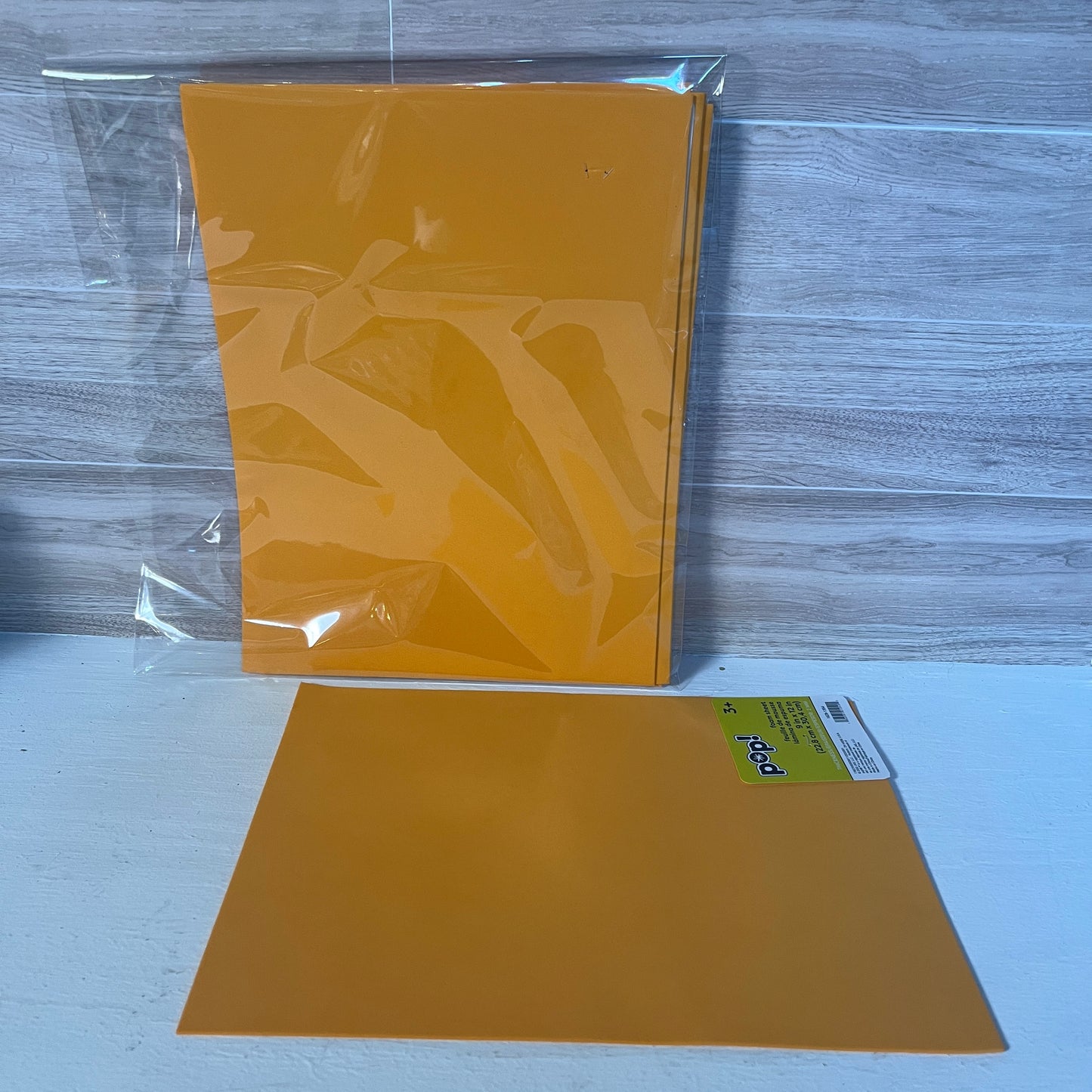 8X12 Matte Bright Orange Non-Adhesive Foam Sheets (5)
