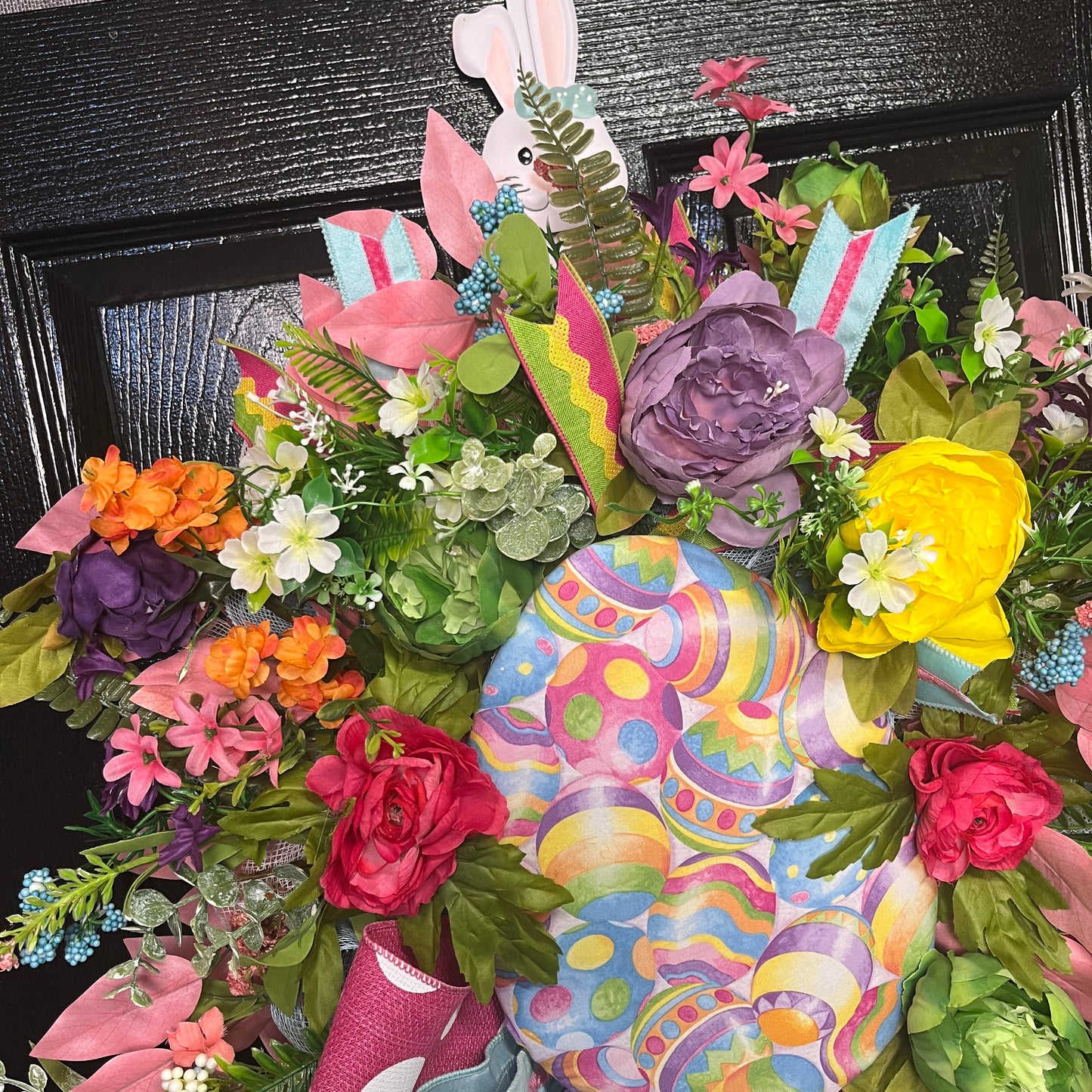 Easter Egg Floral Attachment Wreath