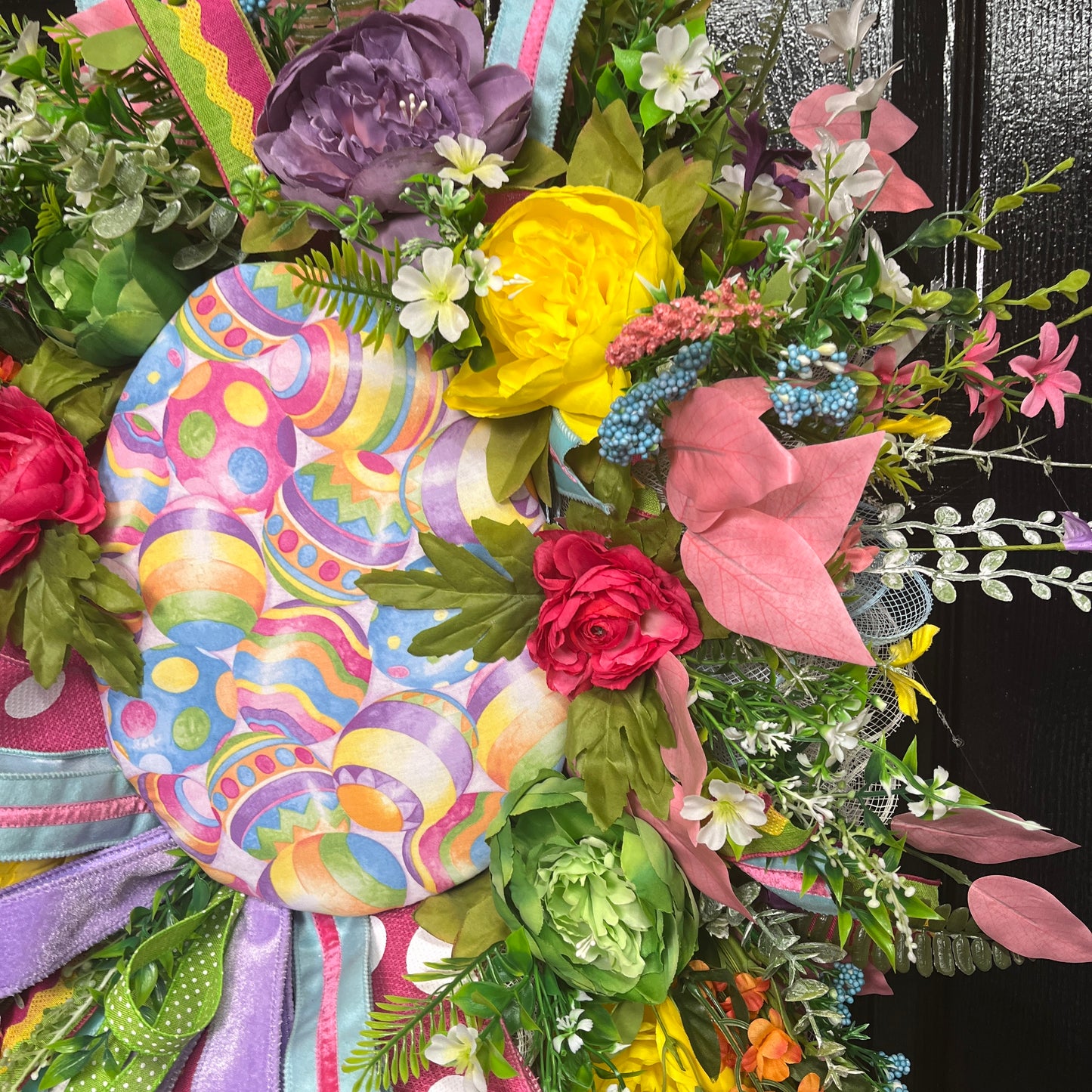 Easter Egg Floral Attachment Wreath