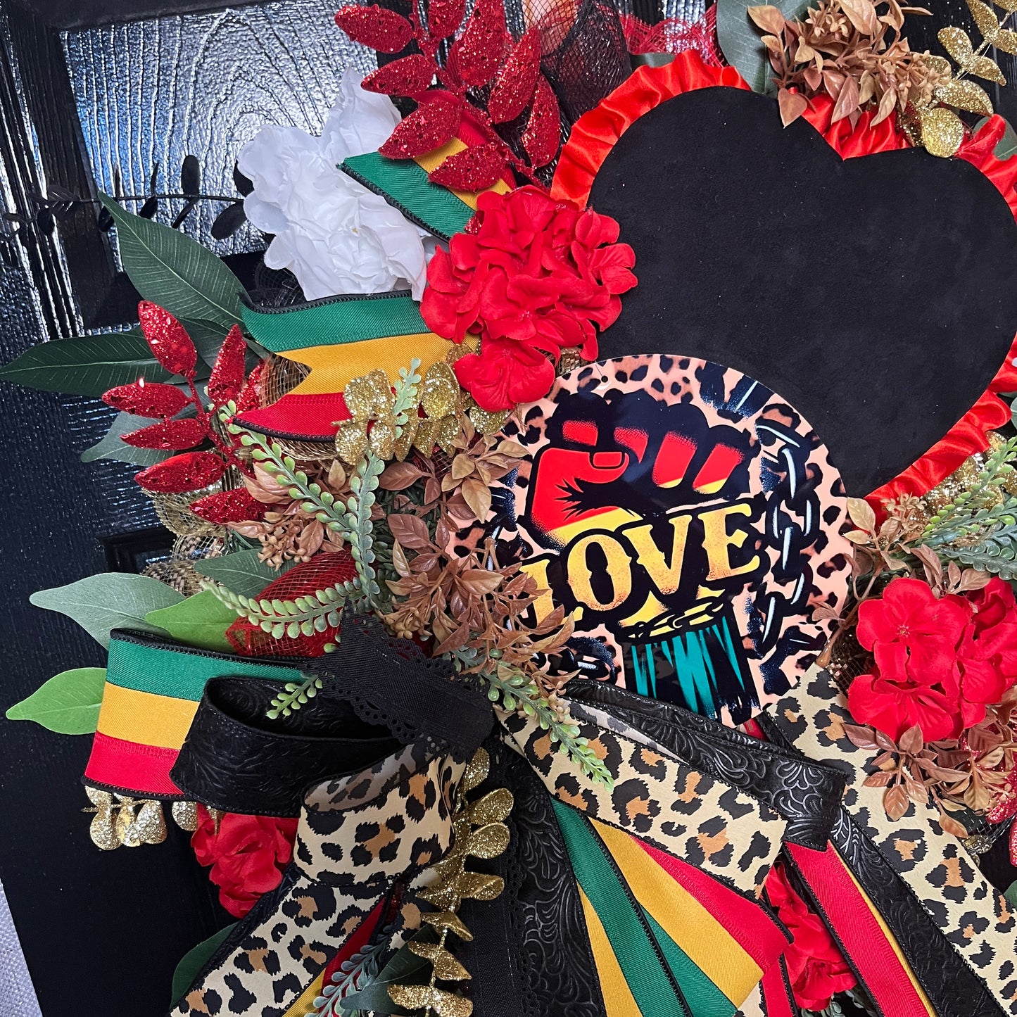 Love Junteenth & Black History Wreath