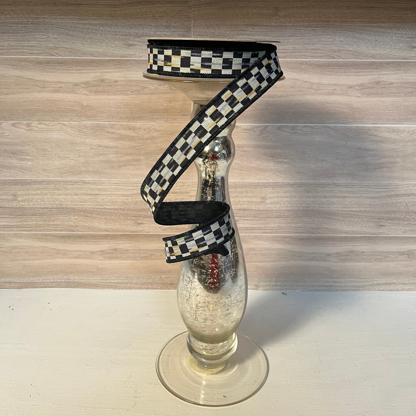 7/8"X10YD Checkered Ribbon