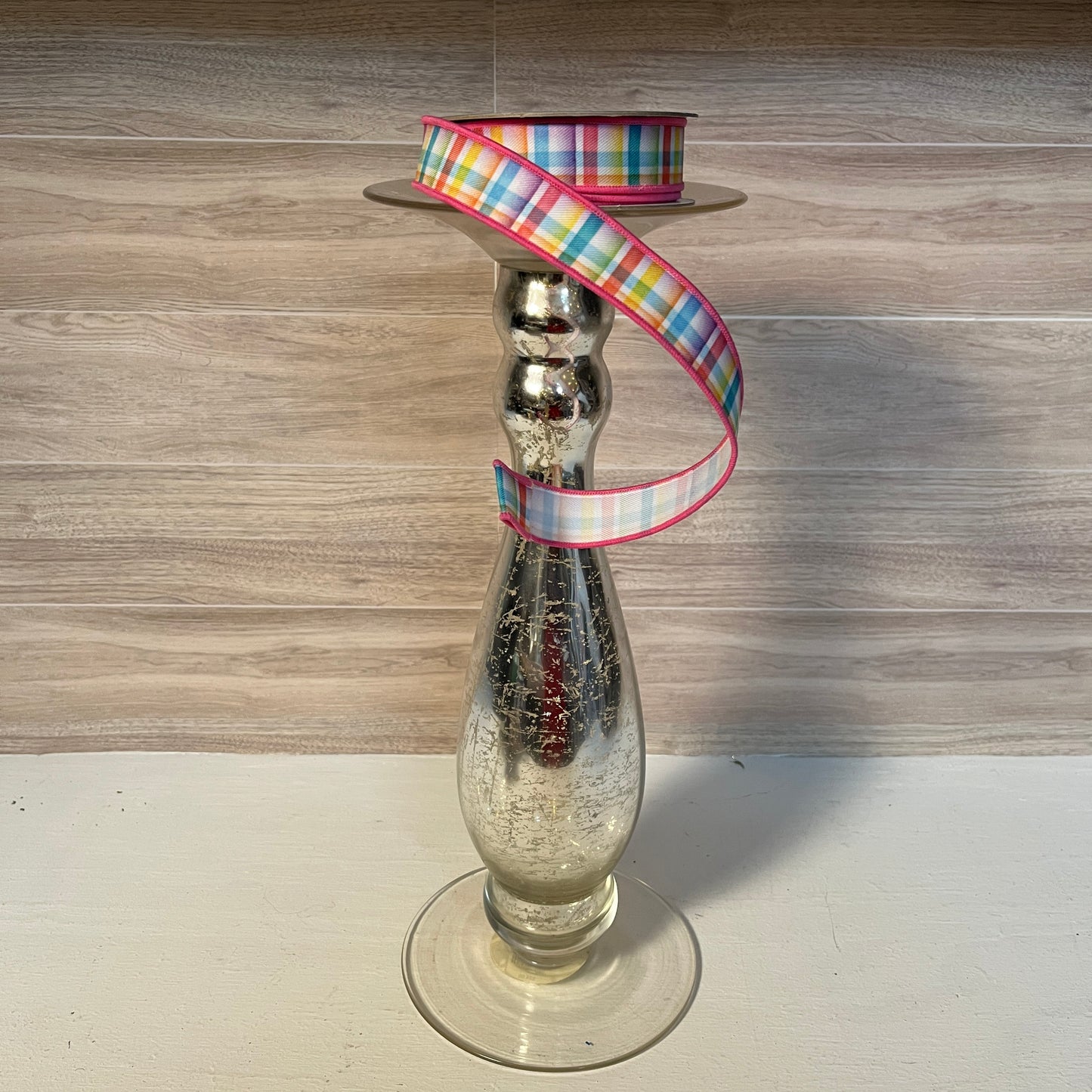 7/8X10YD Spring Plaid Ribbon