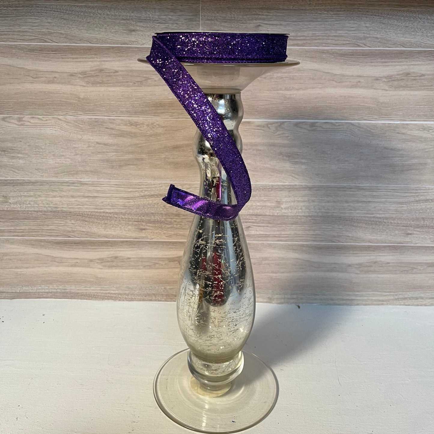 5/8"X10YD Purple Glitter Ribbon