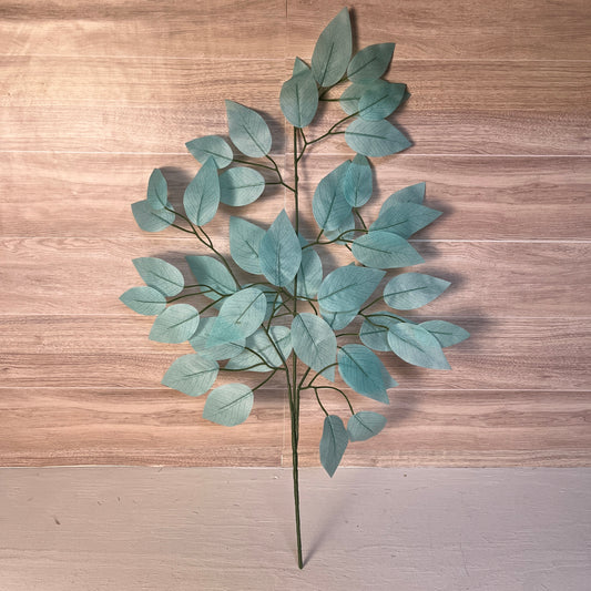Robin's Egg Blue Ficus Stems (Sold by set of 3 Stems)