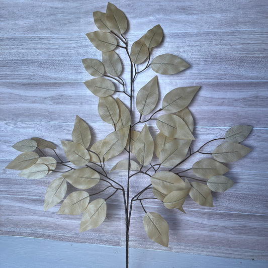 Taupe Ficus Stems (Sold by set of 3 Stems)