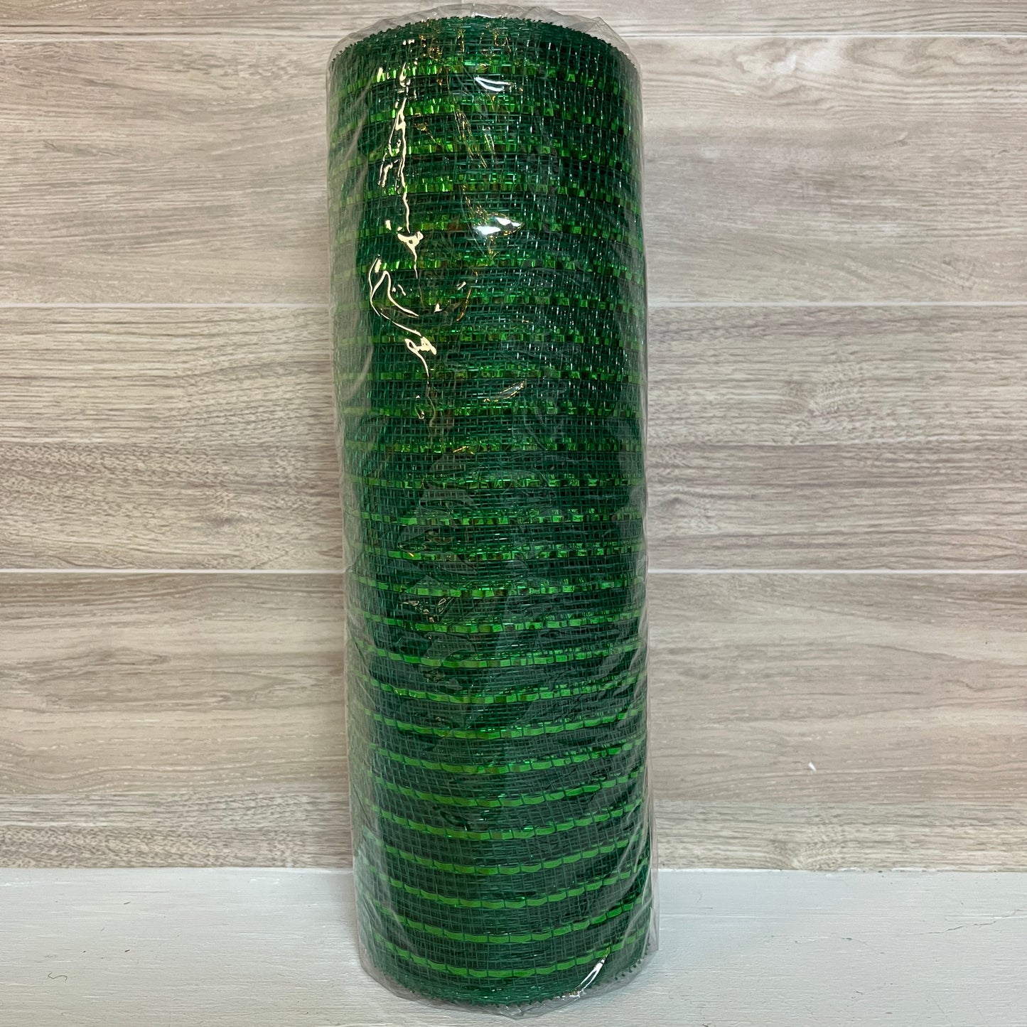 10X10YD Emerald Green w/foil mesh