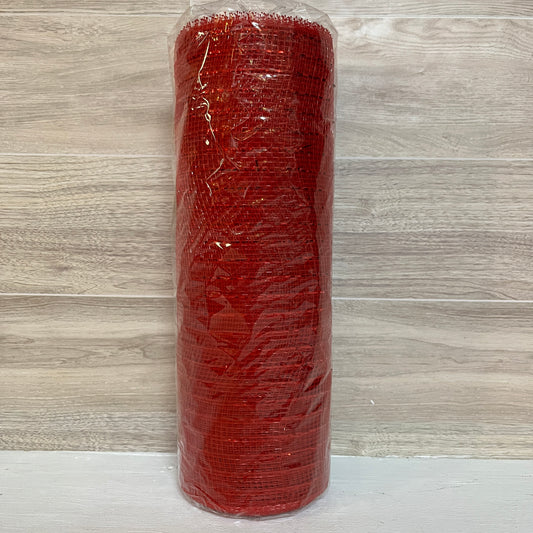 10X10YD Red w/foil Mesh