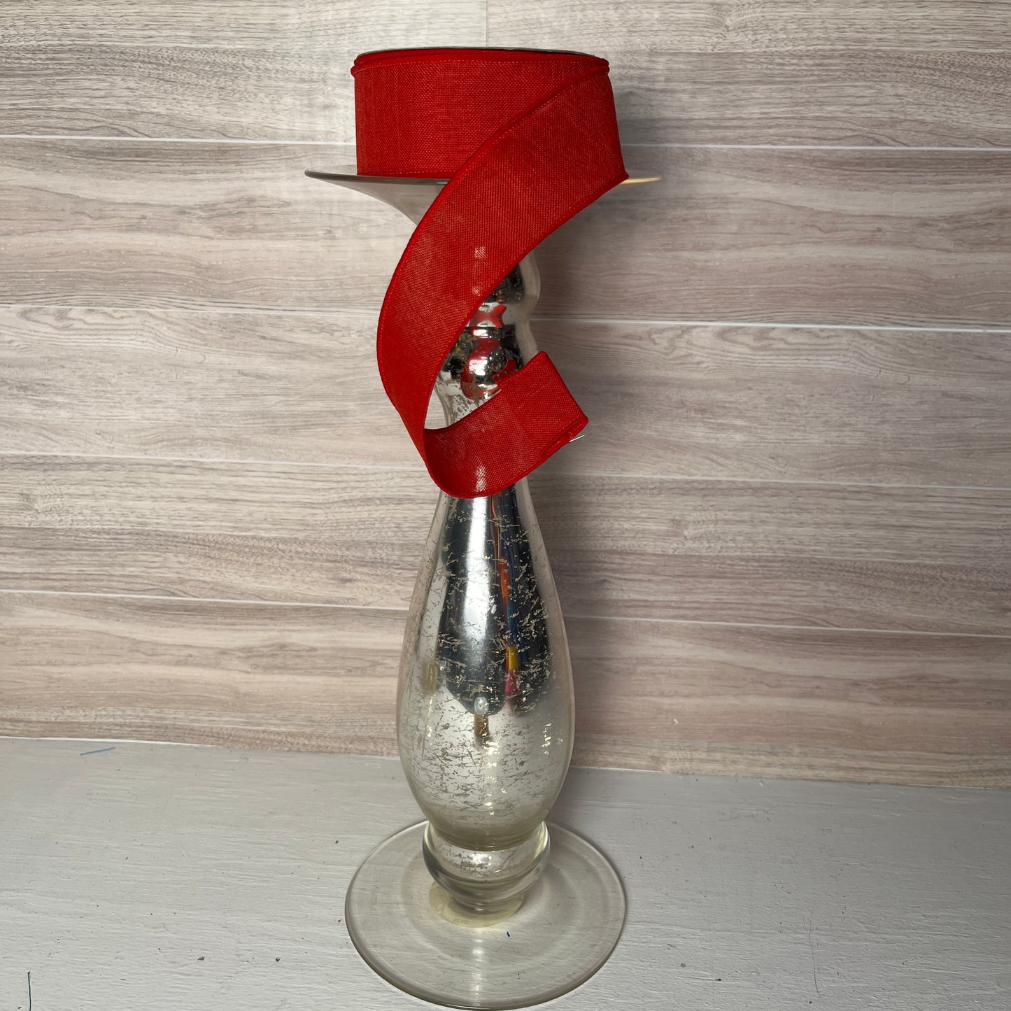1.5"X10YD Red Royal Burlap Ribbon