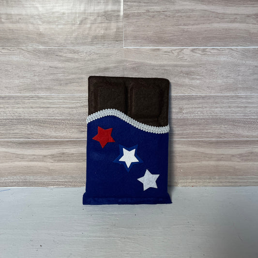 Faux Chocolate Candy Bar - Patriotic Theme