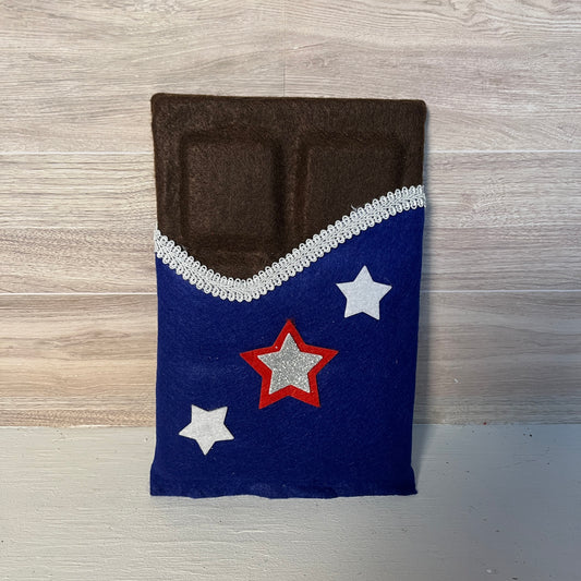 Faux Chocolate Candy Bar - Patriotic Theme