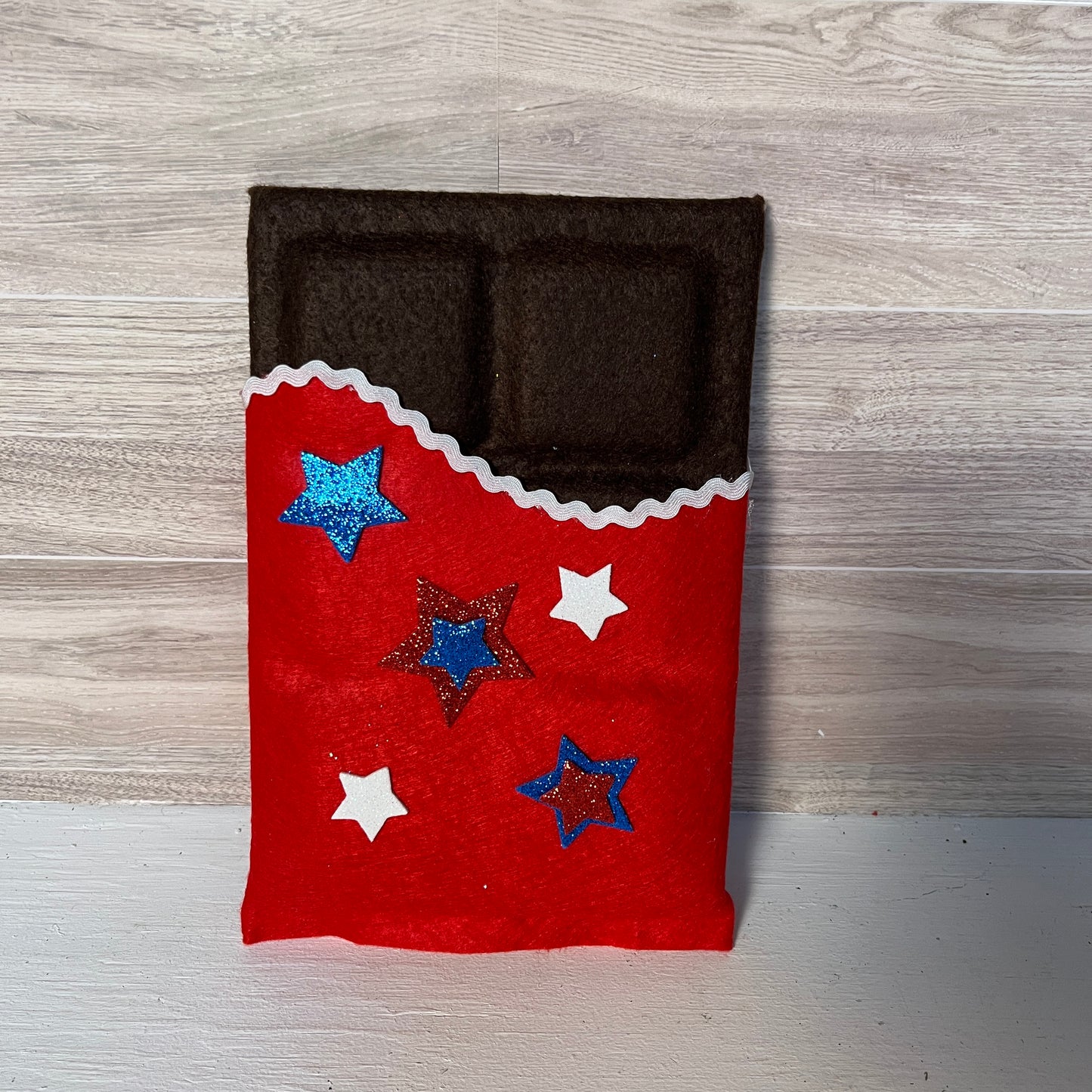 Faux Chocolate Candy Bar - Patriotic Theme