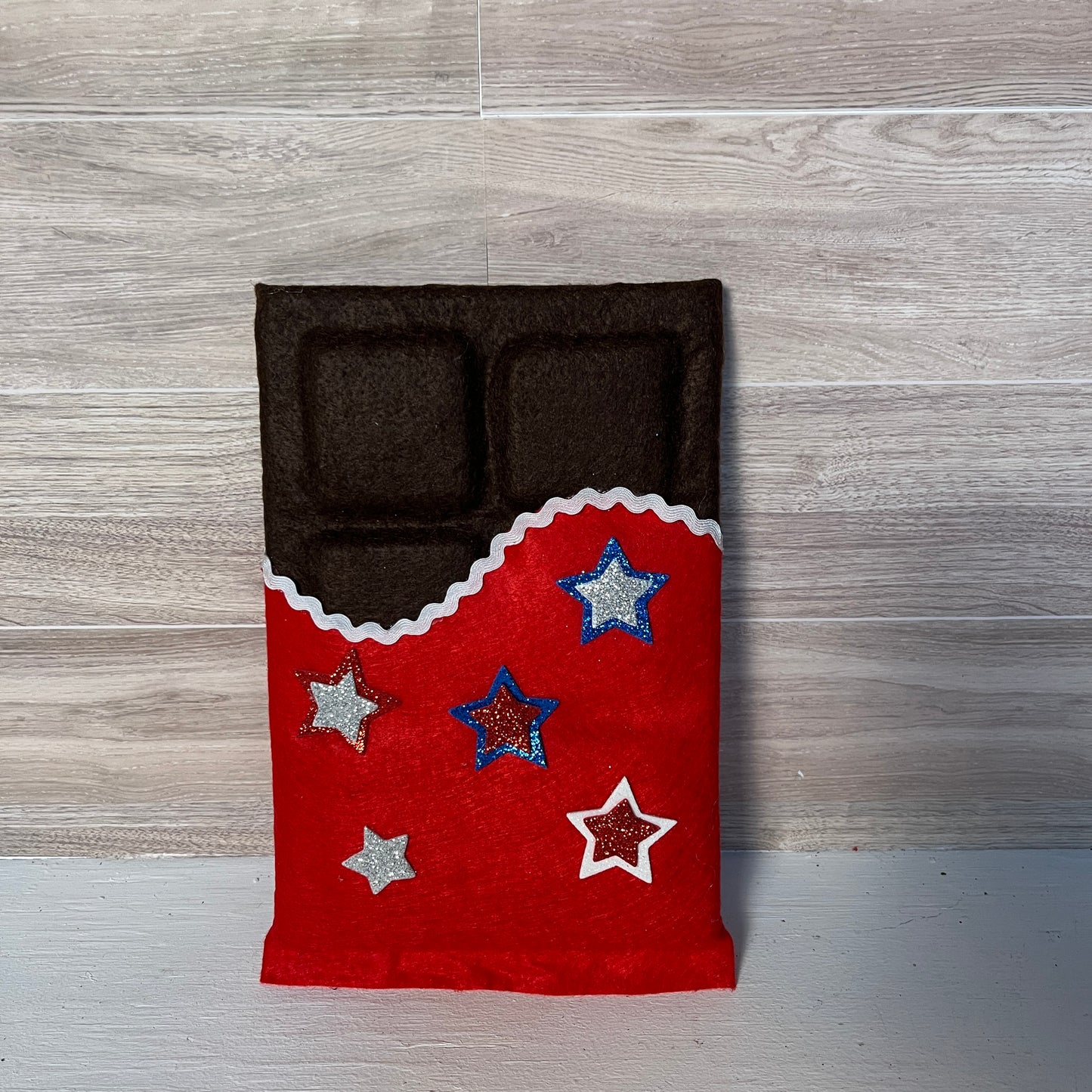 Faux Chocolate Candy Bar - Patriotic Theme