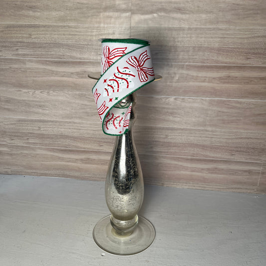 2.5"X10YD Christmas Tree Cake Ribbon
