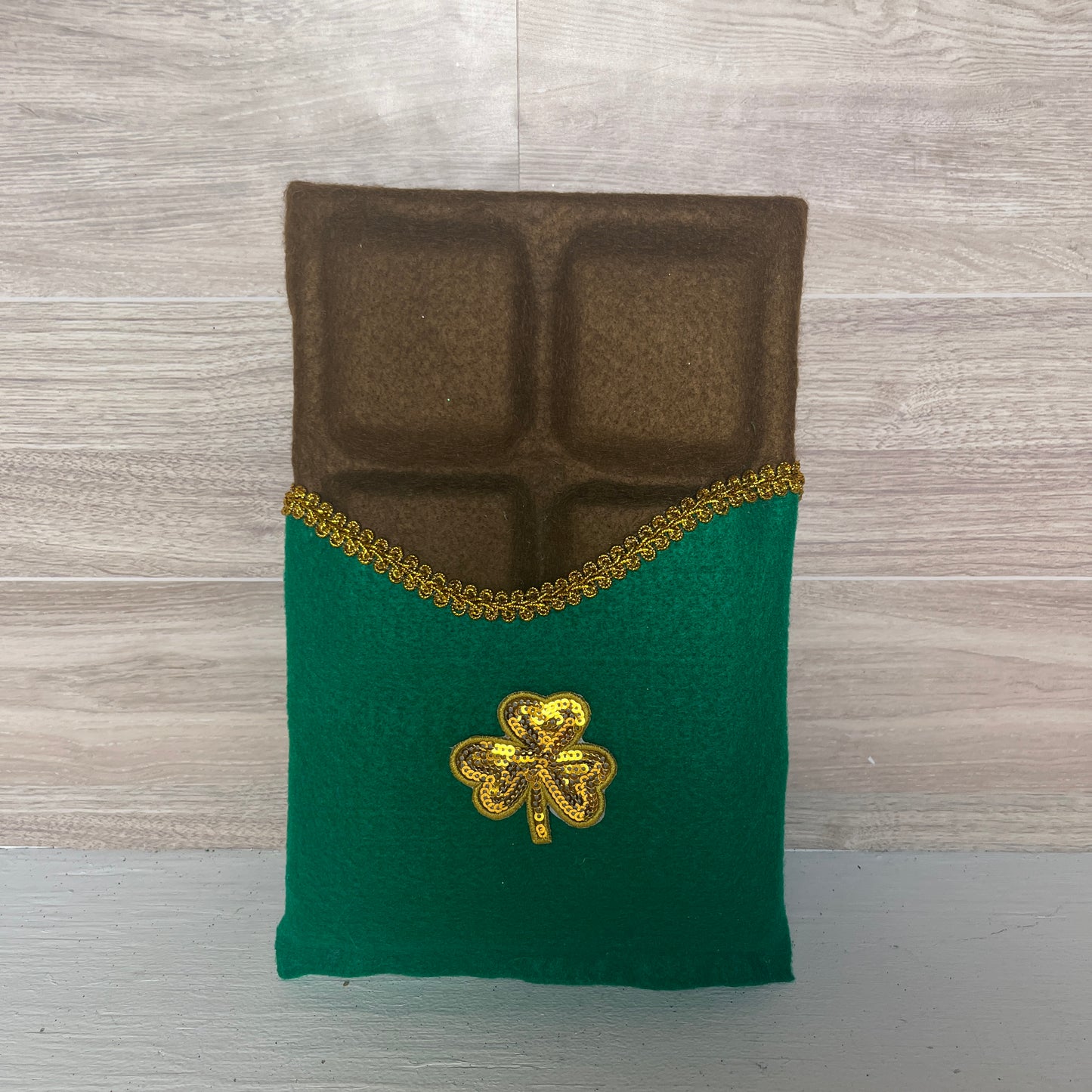 Faux Chocolate Candy Bar - Lucky Charm