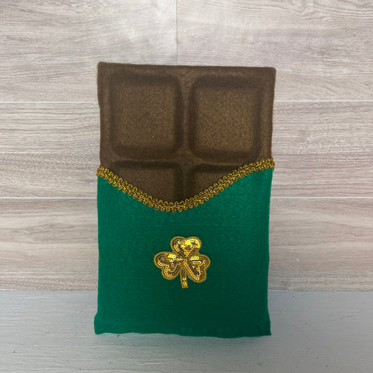 Faux Chocolate Candy Bar - Lucky Charm