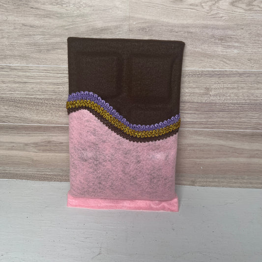 Faux Chocolate Candy Bar - Pastel