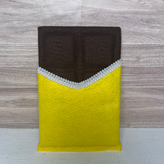 Faux Chocolate Candy Bar - yellow